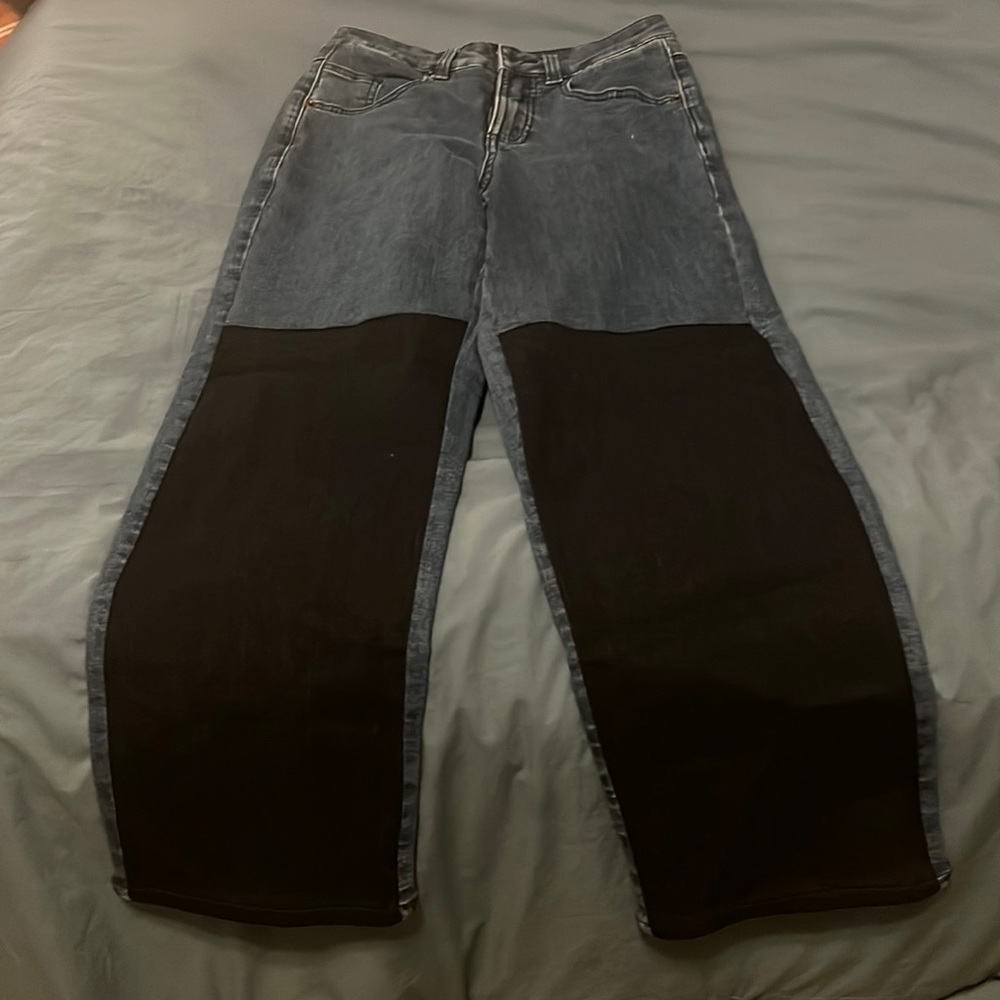 Universal Standard, size 0, color block jeans - Ravi style